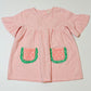 Seersucker watermelon dress - Size 2