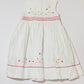 White embroidered dress - Size 3
