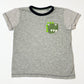 Grey dinosaur tee - Size 3-4
