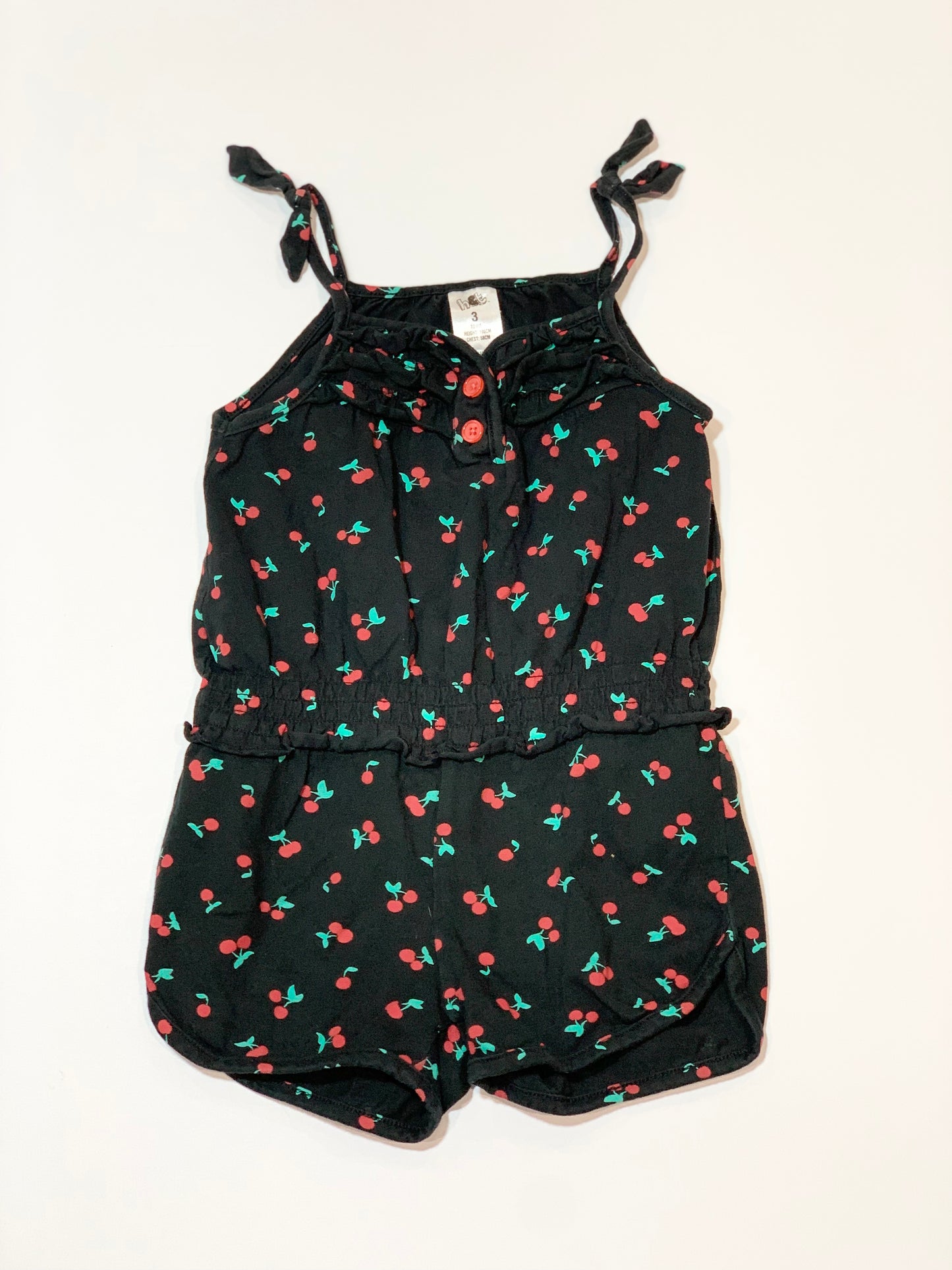 Cherries playsuit - Size 3