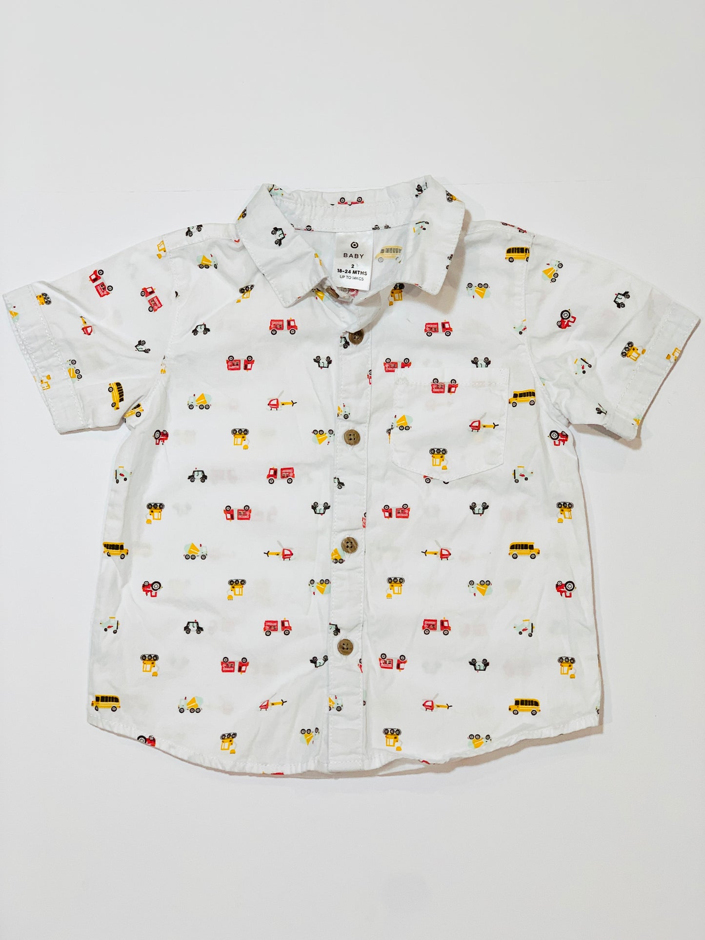 Vehicles shirt - Size 2
