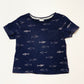 Navy shark tee - Size 2