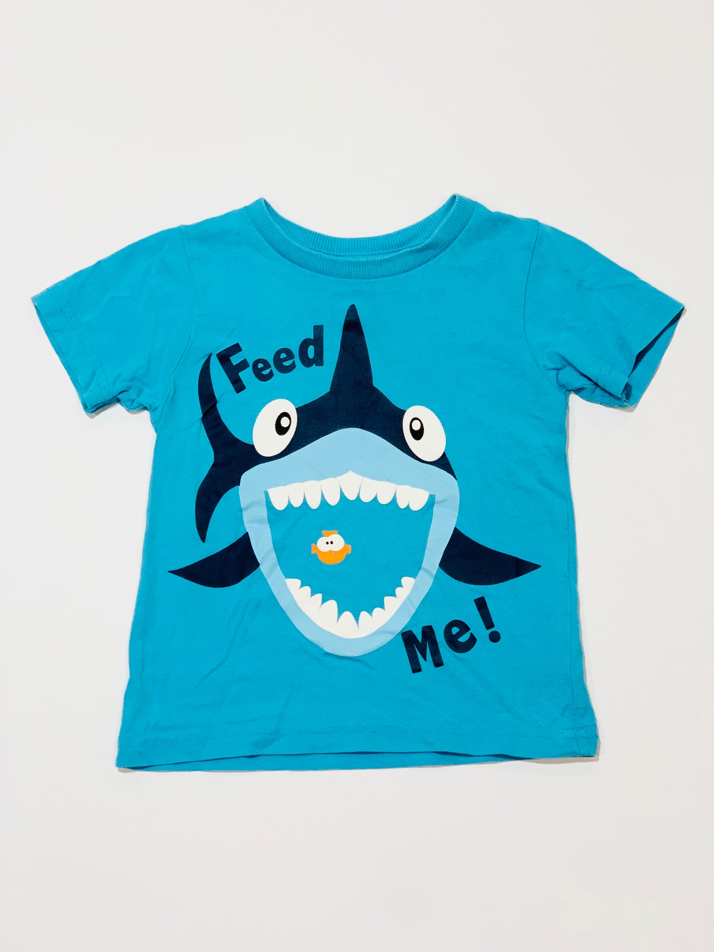 Blue shark tee - Size 2
