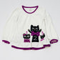 Black cats top - Size 2