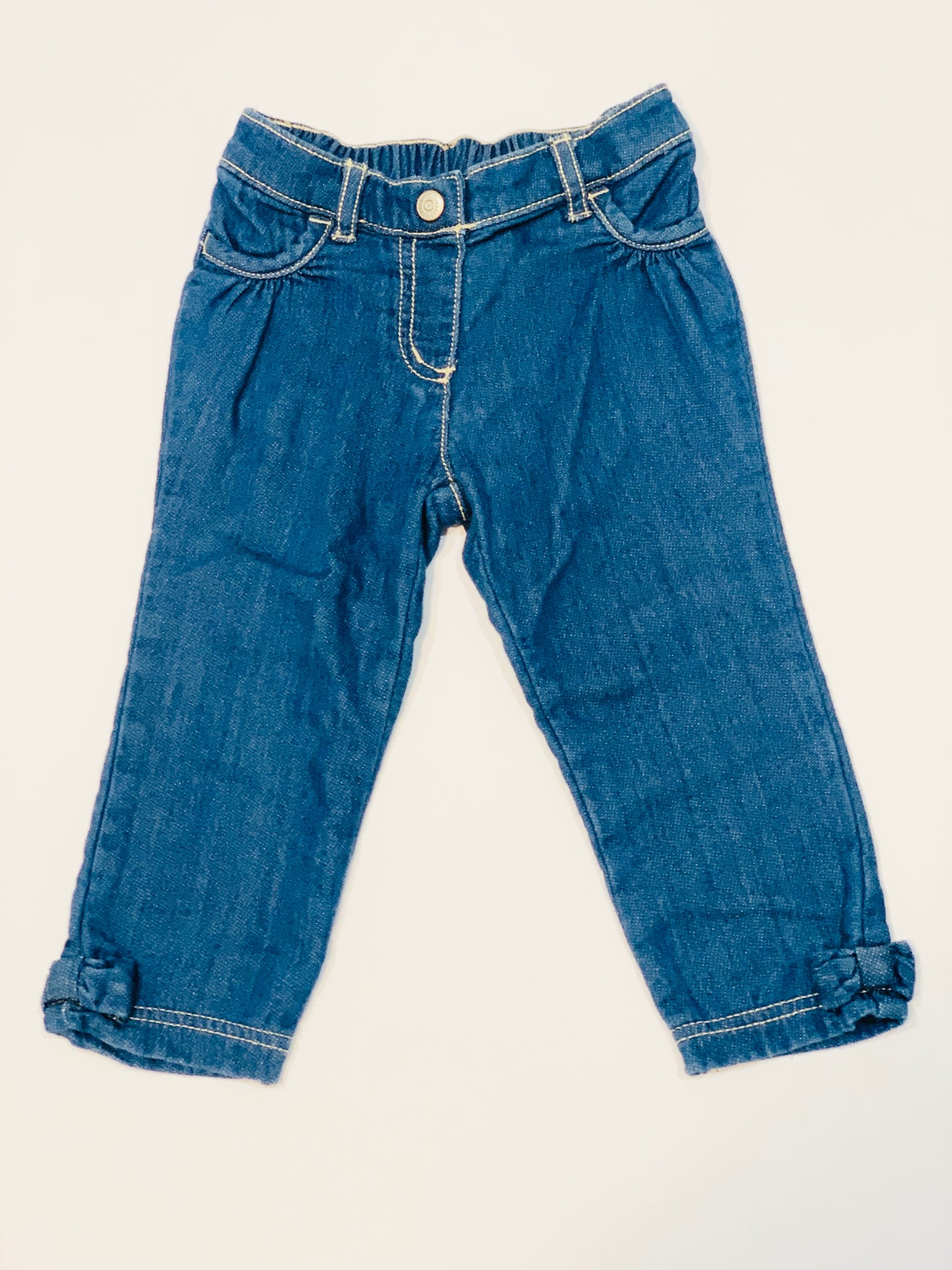 Soft cropped denim pants - Size 2