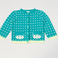 Green spot cardigan - Size 2