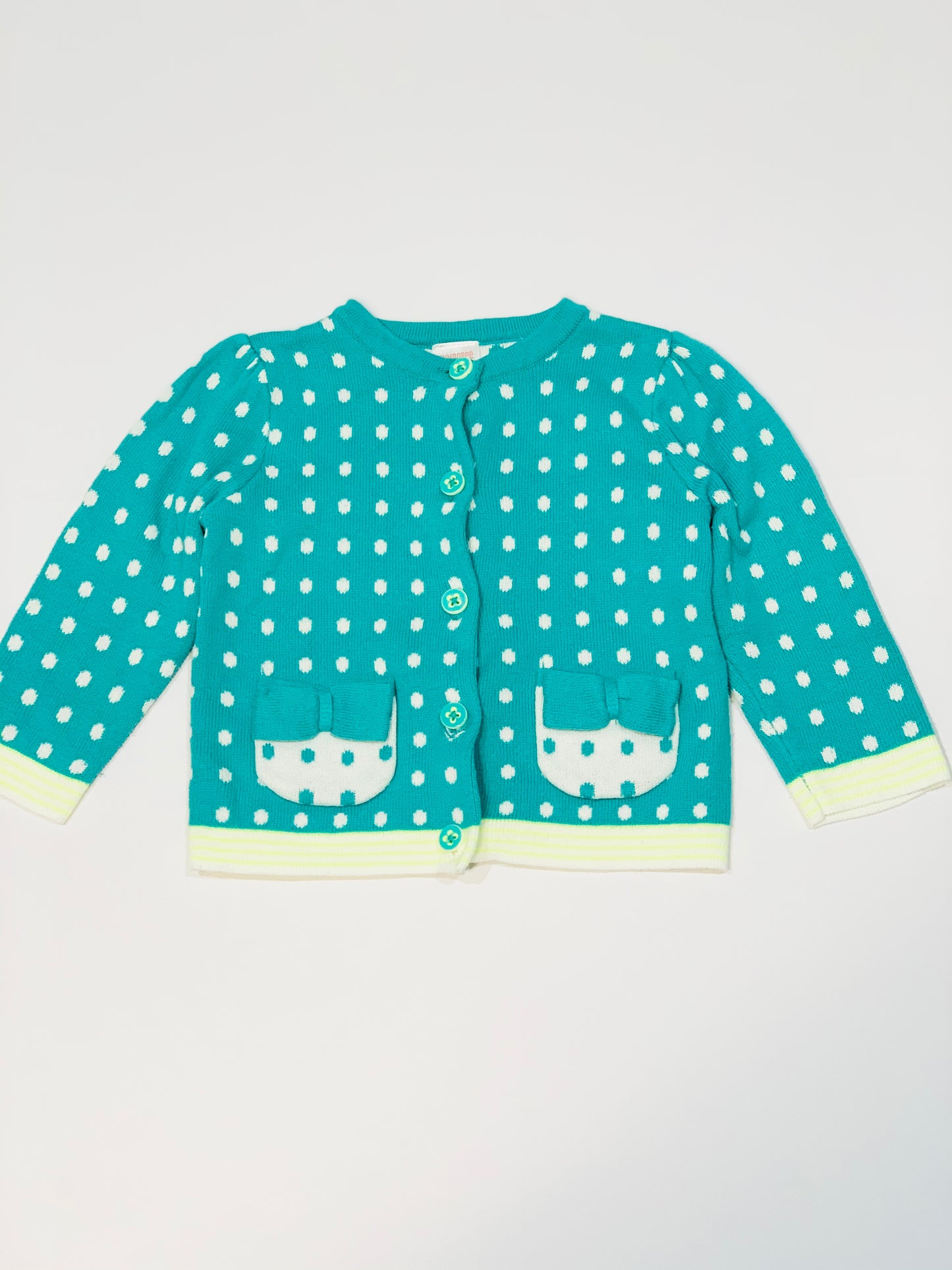 Green spot cardigan - Size 2