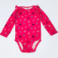 Alphabet pink bodysuit - Size 2