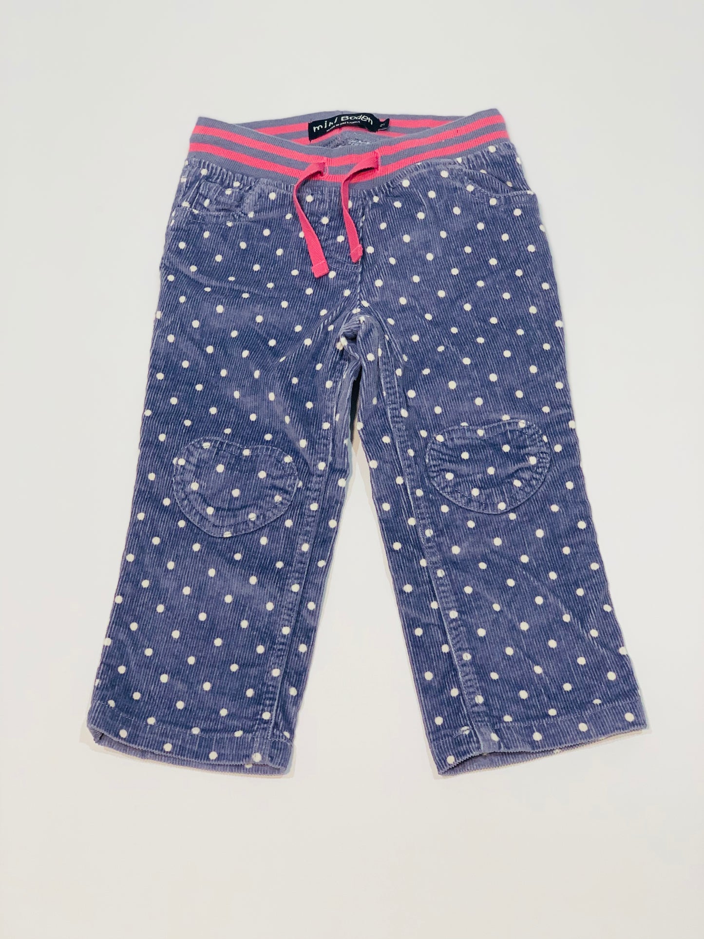 Spot cordury pants - Size 2
