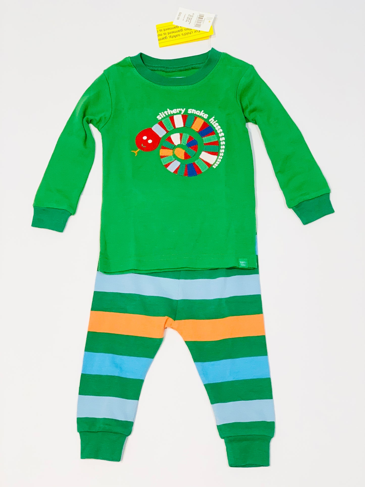 Slithery snake pyjamas brand new - Size 0