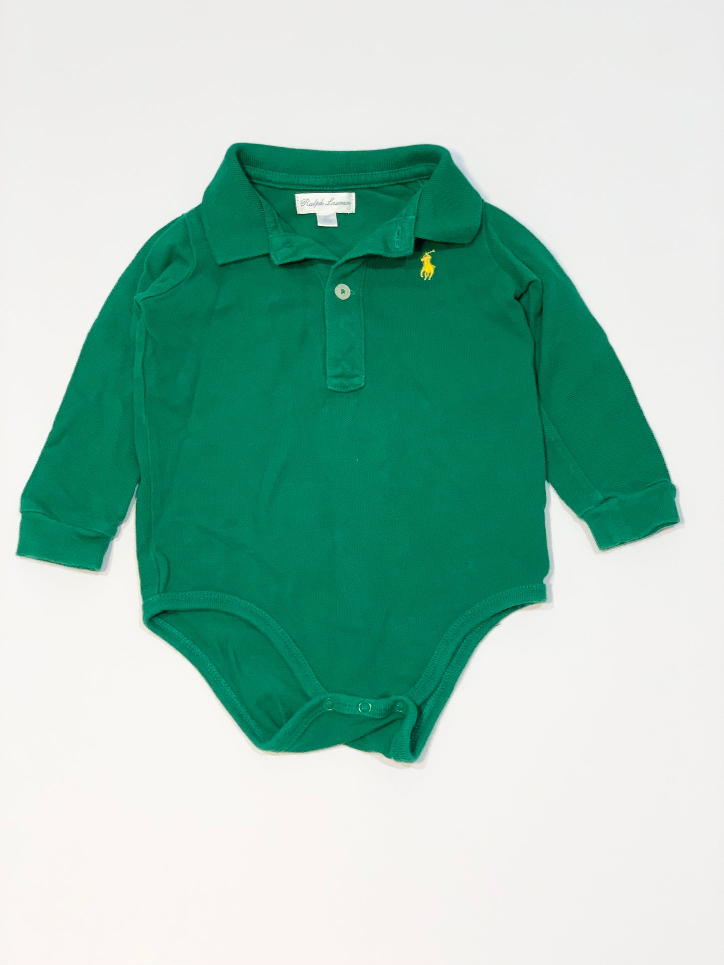 Green bodysuit - Size 9 months