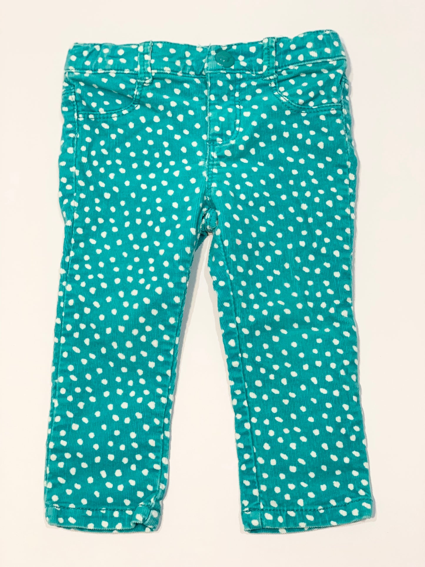 Green corduroy pants - Size 1