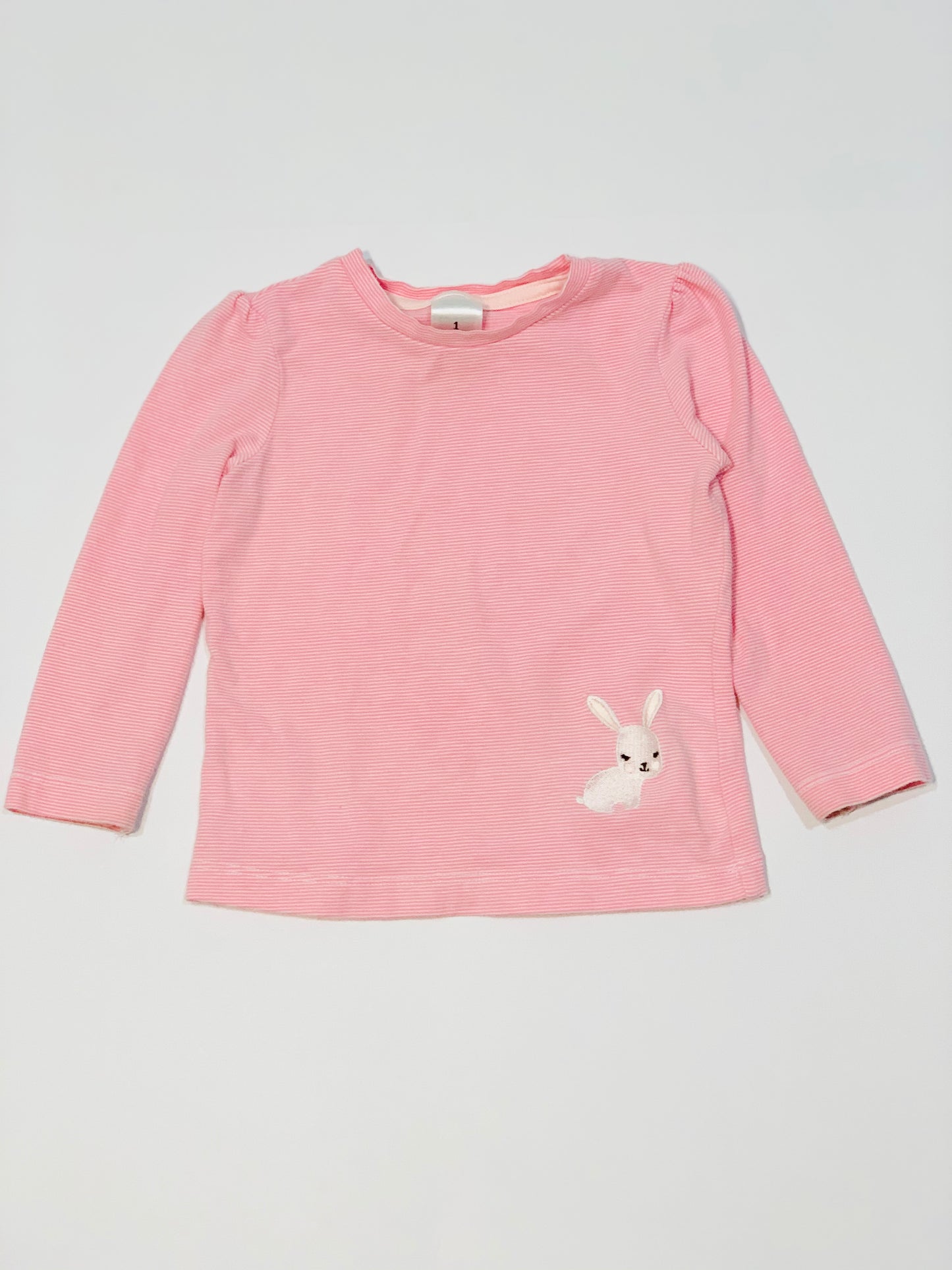 Pink bunny top - Size 1