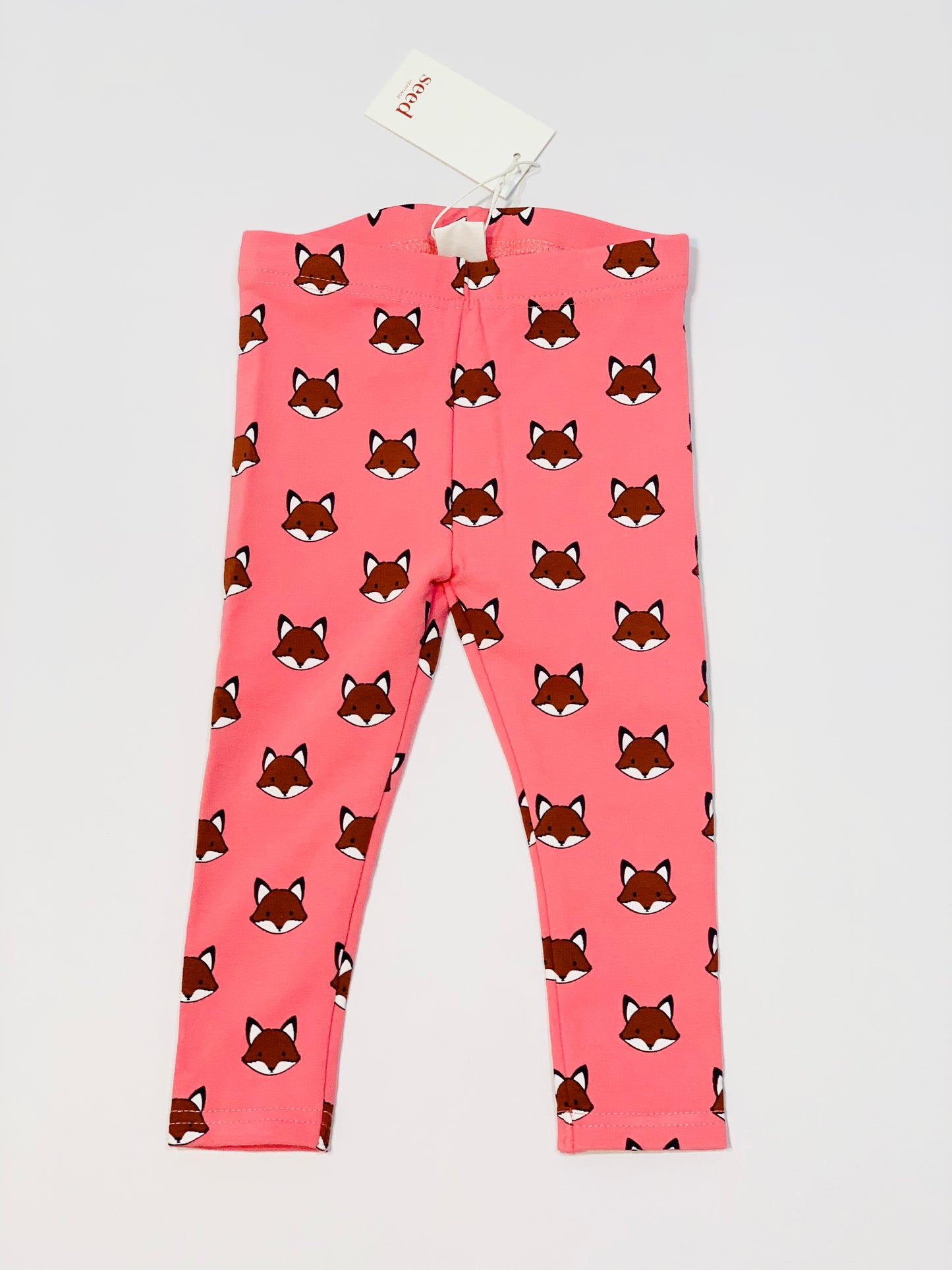 Pink fox leggings brand new - Size 1