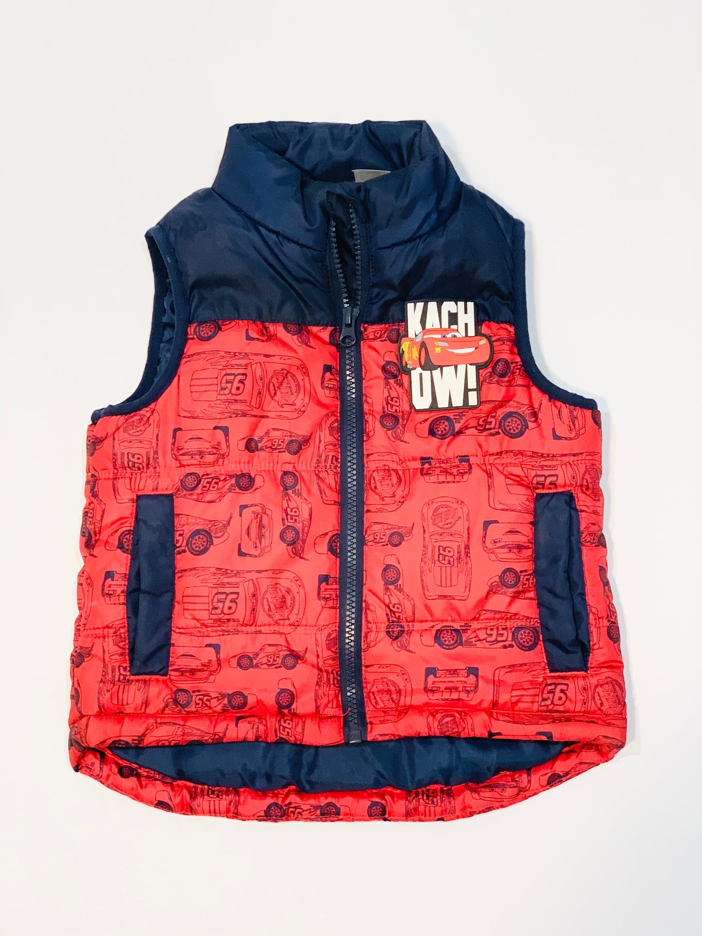 Lightning McQueen puffer vest - Size 2
