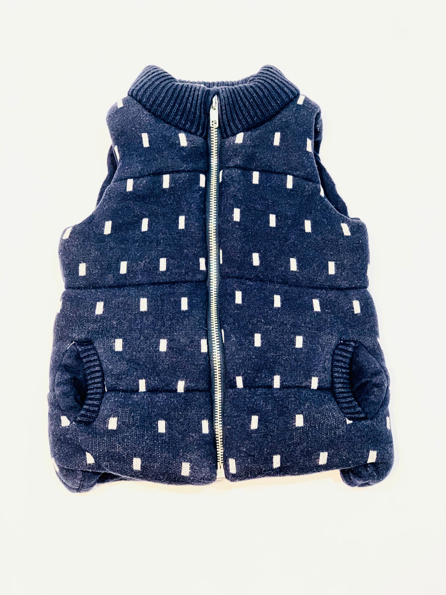 Navy padded vest - Size 2