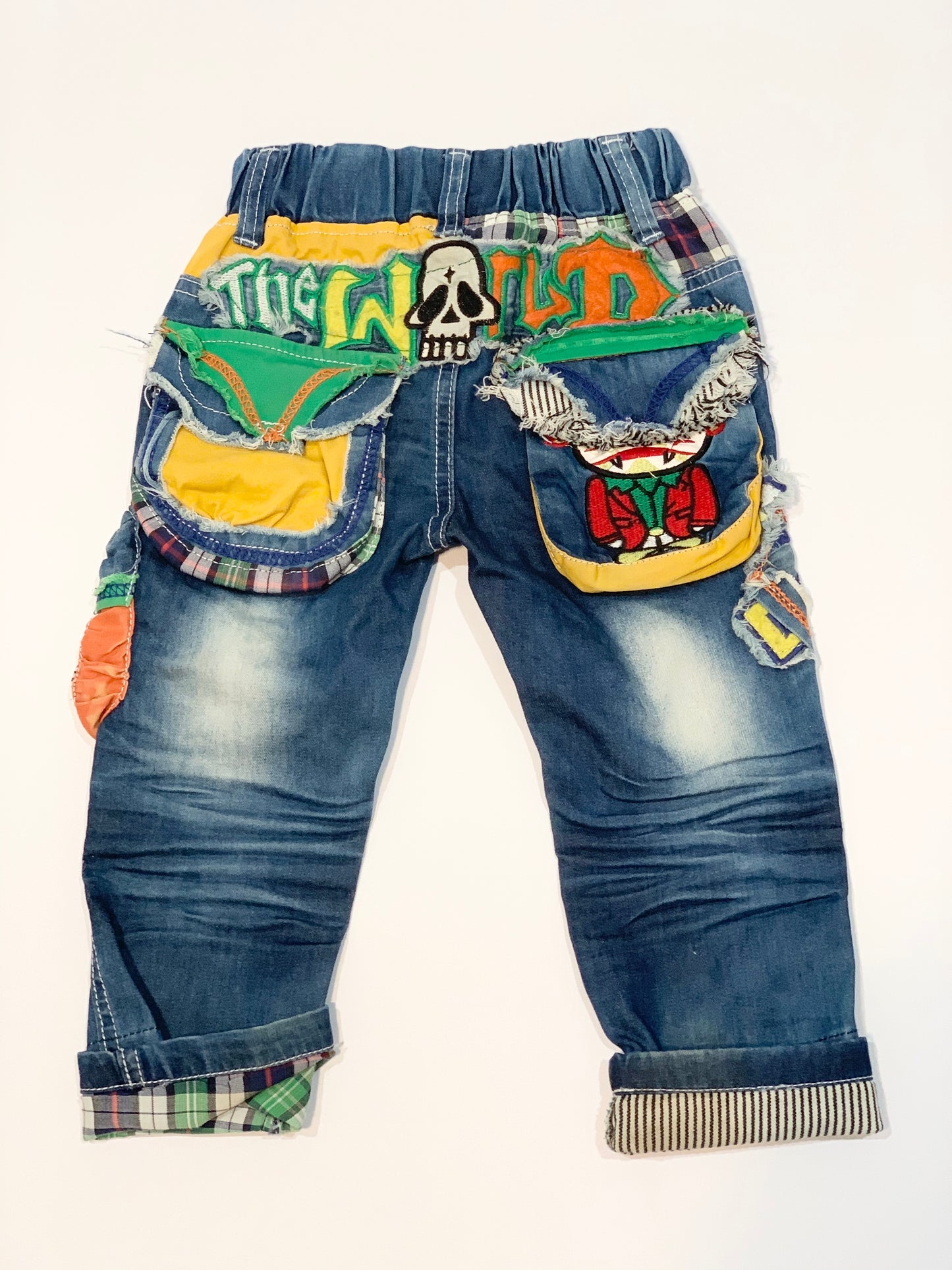 Patch denim jeans - Size 2-3