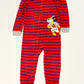Red striped onesie - Size 2