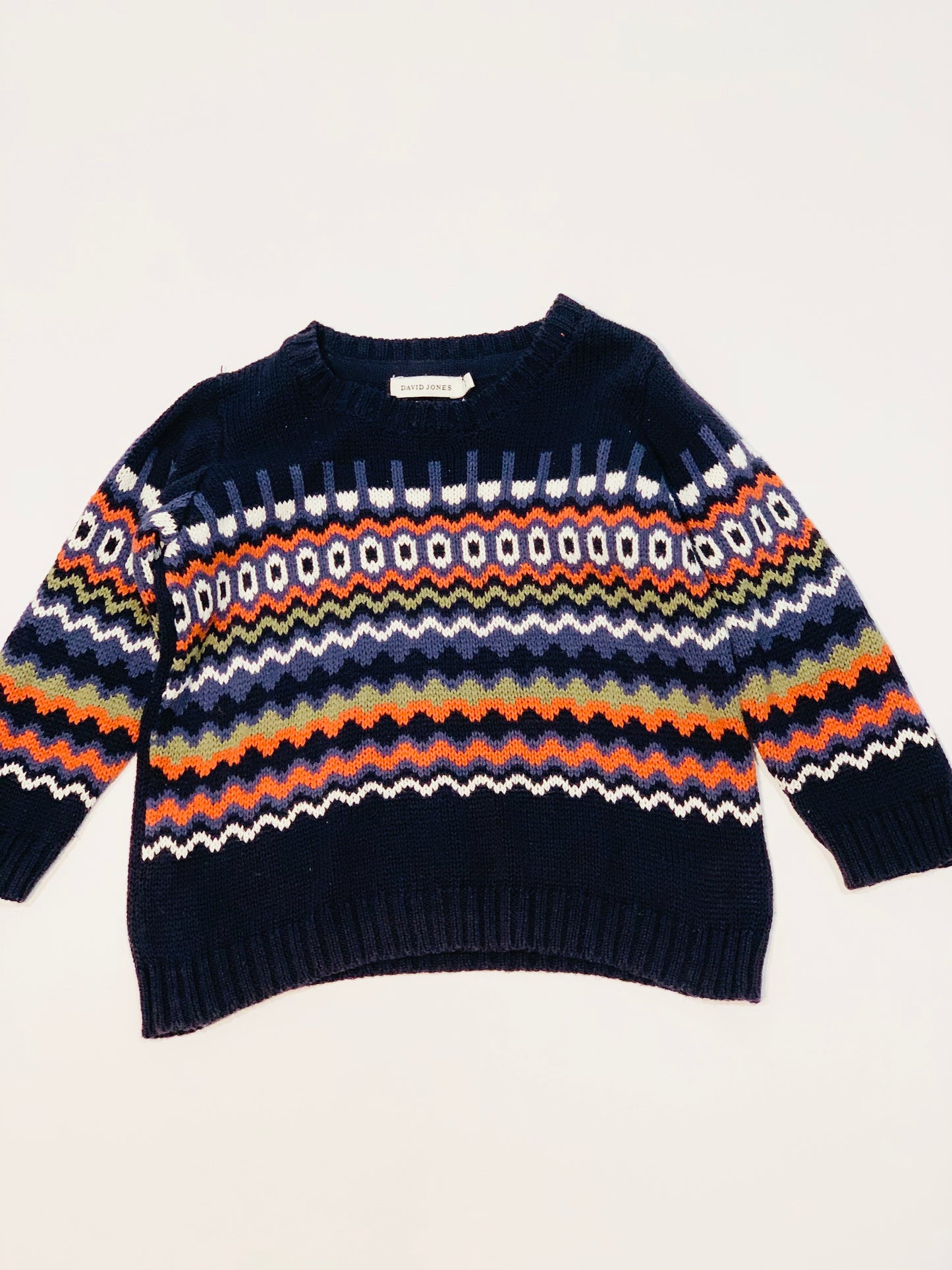 Navy knit jumper - Size 2