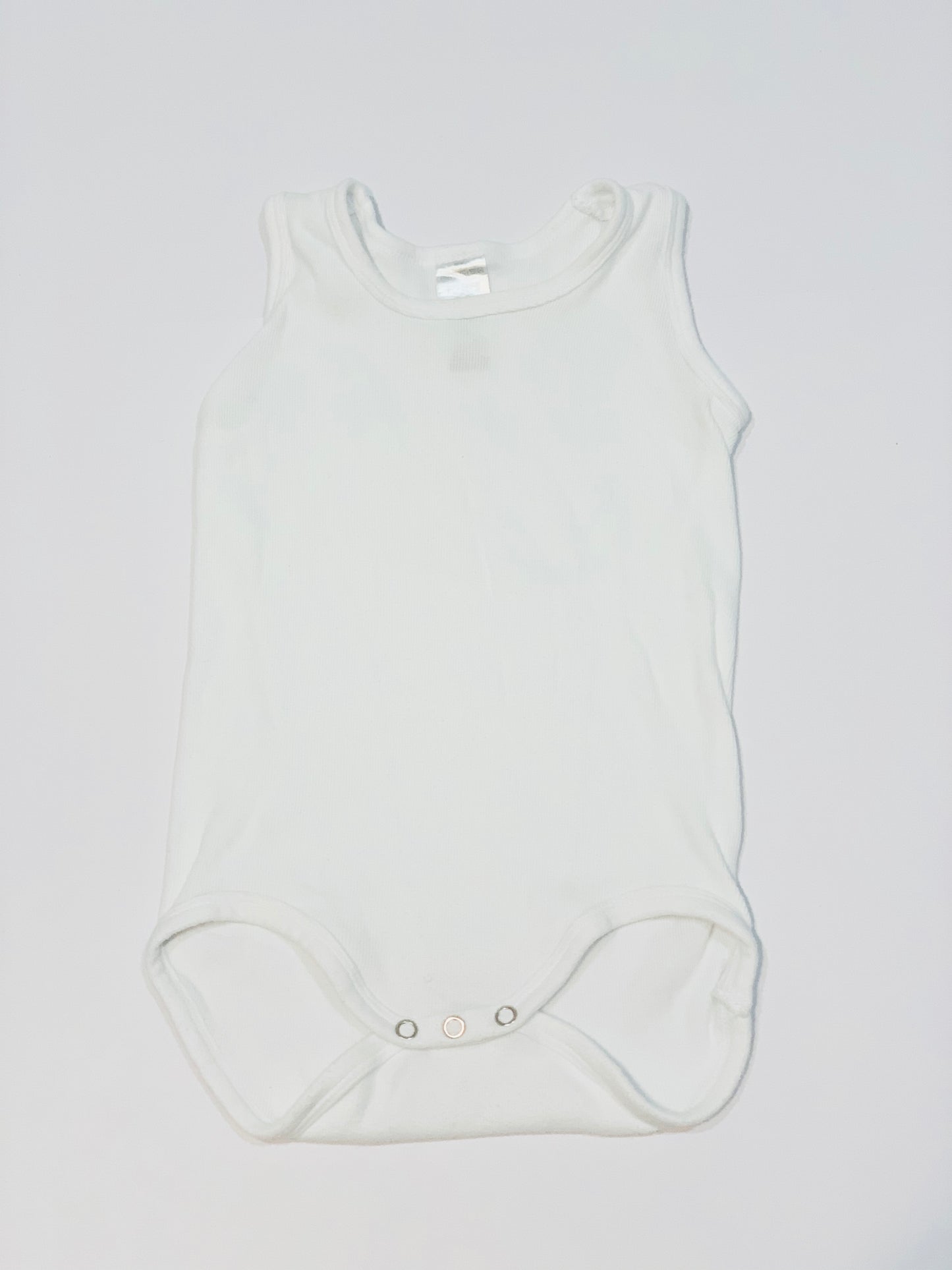 White ribbed bodysuit - Size 2