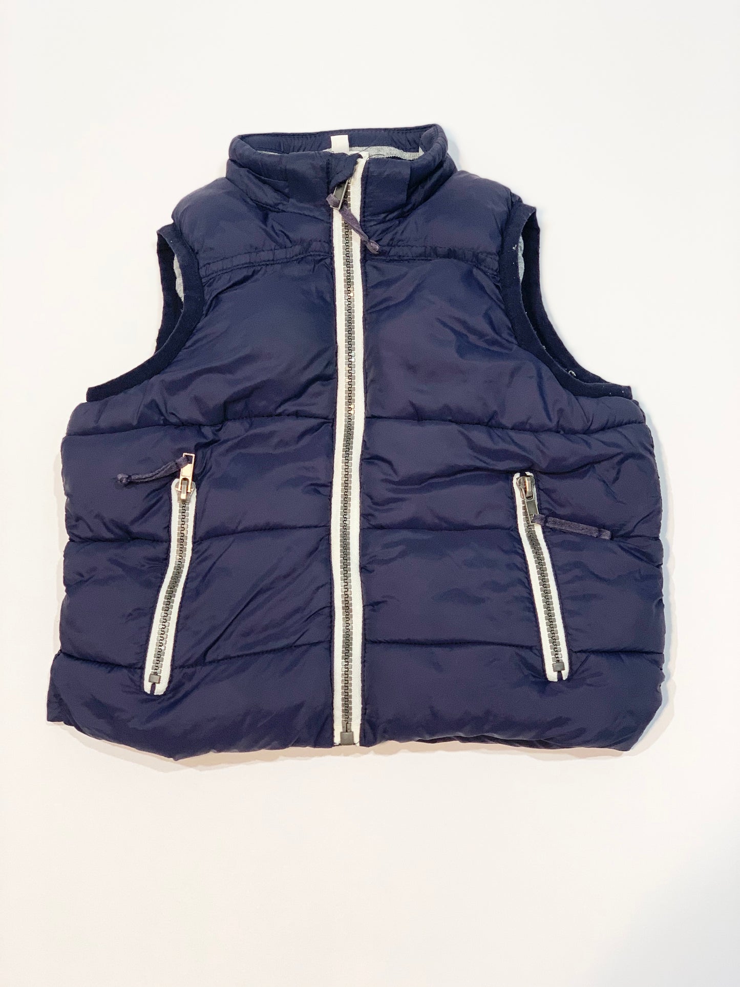 Navy puffer vest - Size 2-3