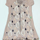 Dusty pink 1.0 tog sleeping bag - Size 2-4 years