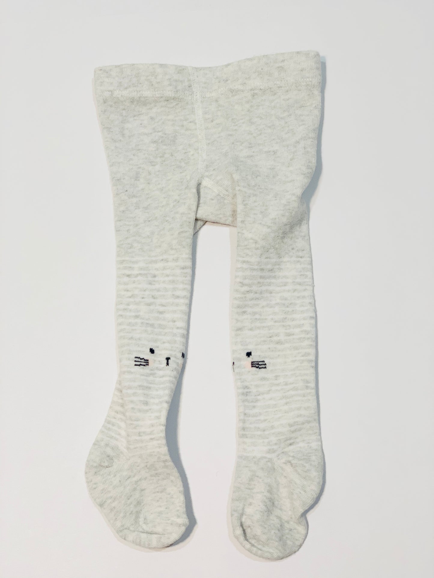Grey bunny tights - Size 0