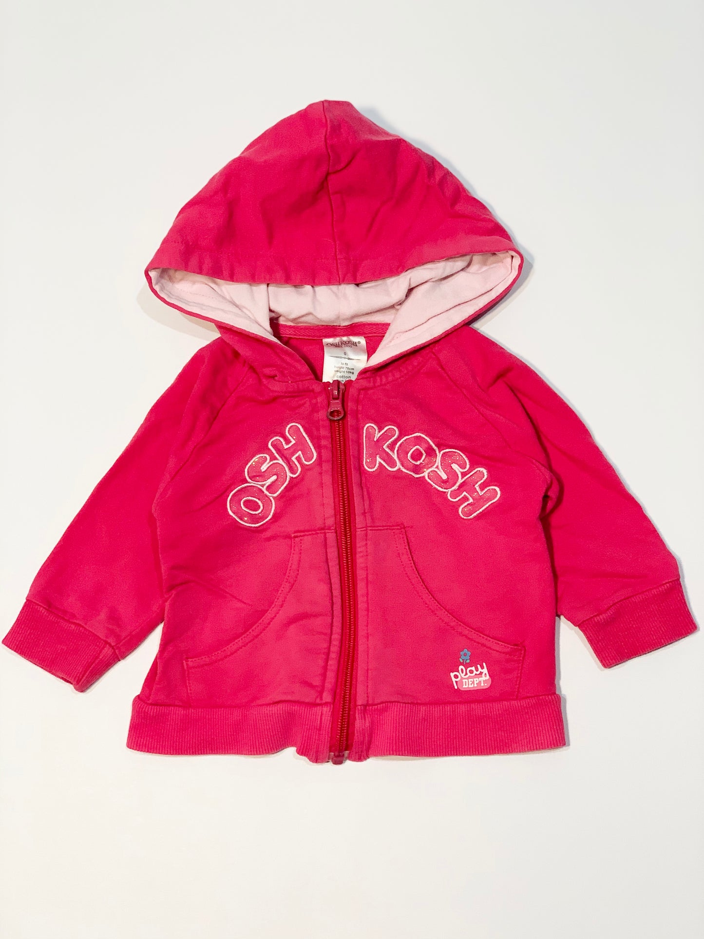 Pink hoodie - Size 0