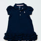 Navy ruffle dress - Size 12 months