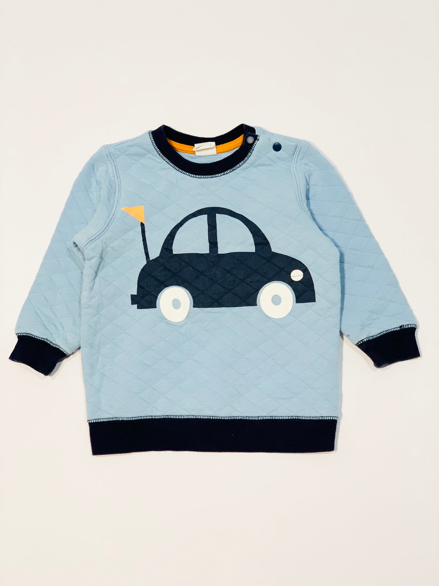 Blue car sweater - Size 1