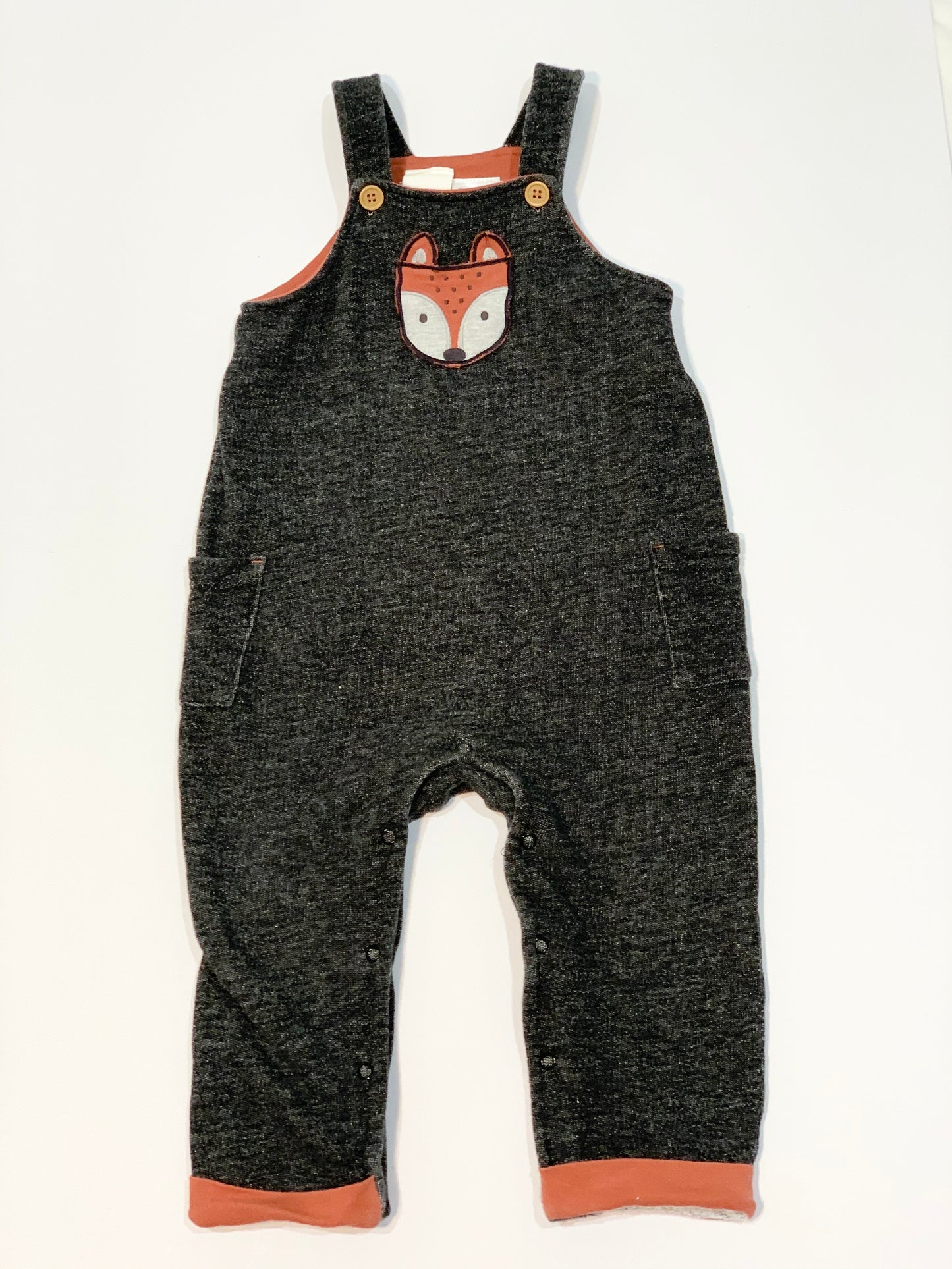 Grey fox overalls - Size 1