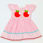 Pink apples dress - Size 1