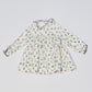 Floral collared top - Size 6 months