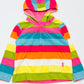 Striped fleece hoodie - Size 4