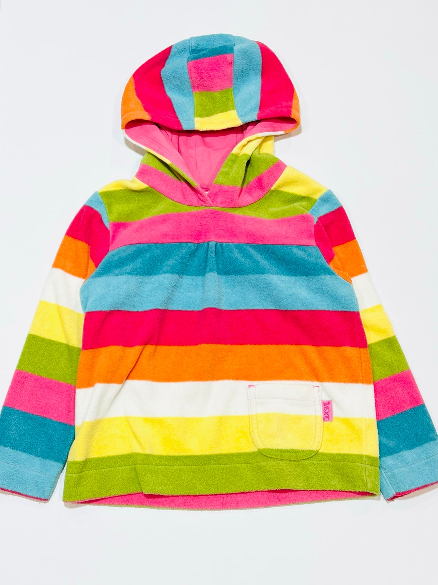 Striped fleece hoodie - Size 4