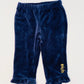 Navy velour tracksuit - Size 6-9 months