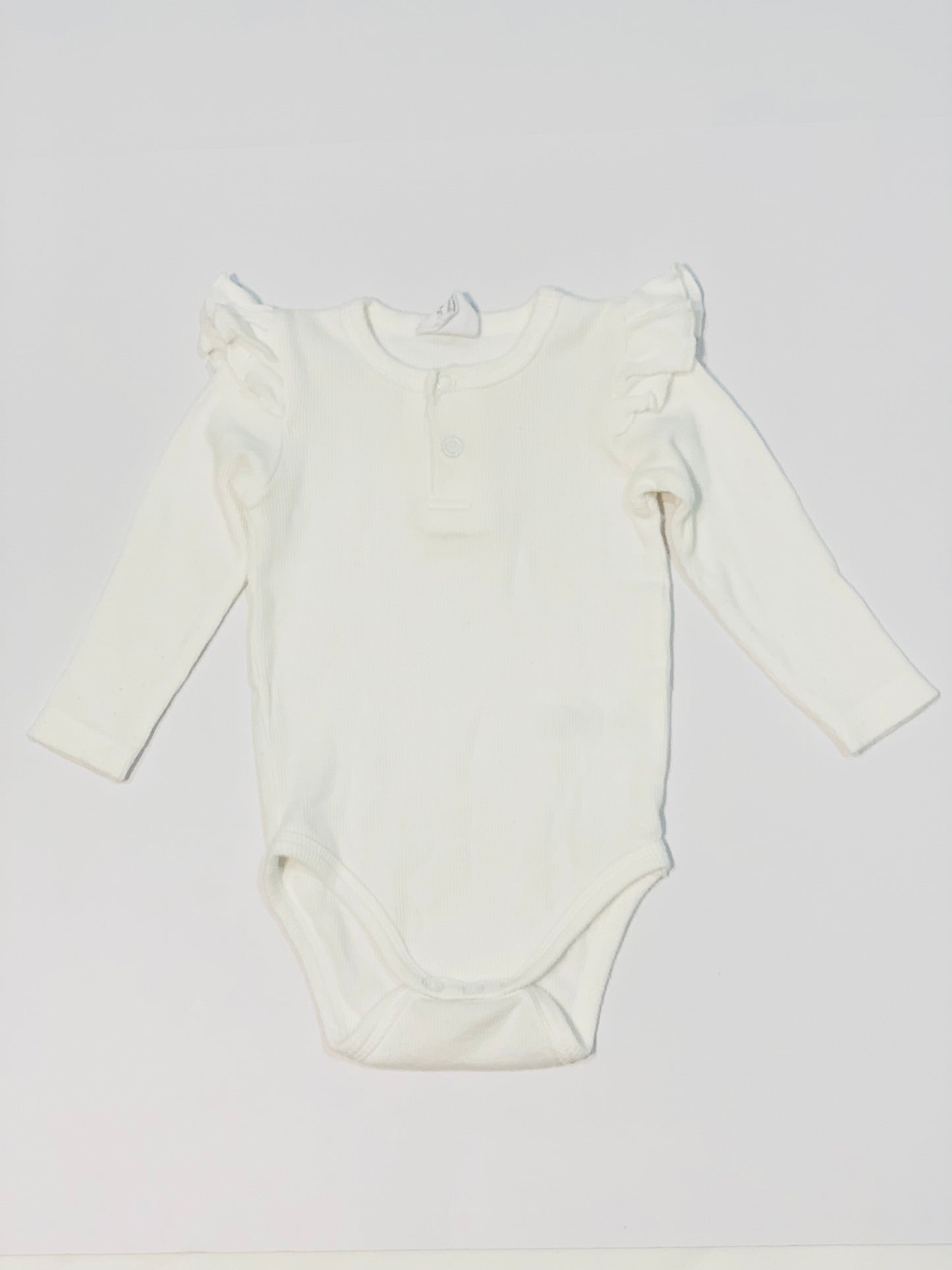 White ribbed bodysuit - Size 00