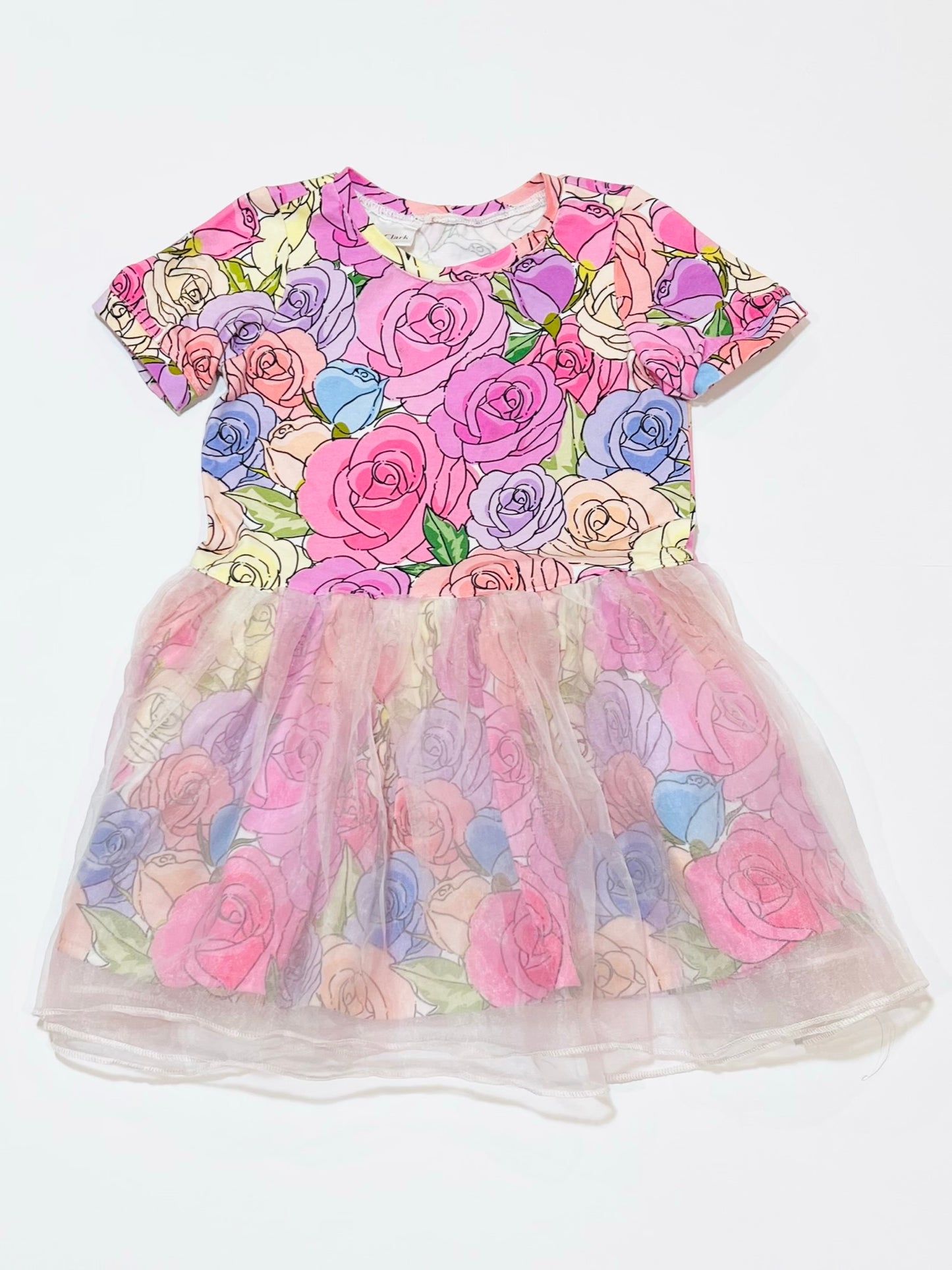 Roses tutu dress - Size 4