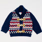 Navy knit jacket - Size 00