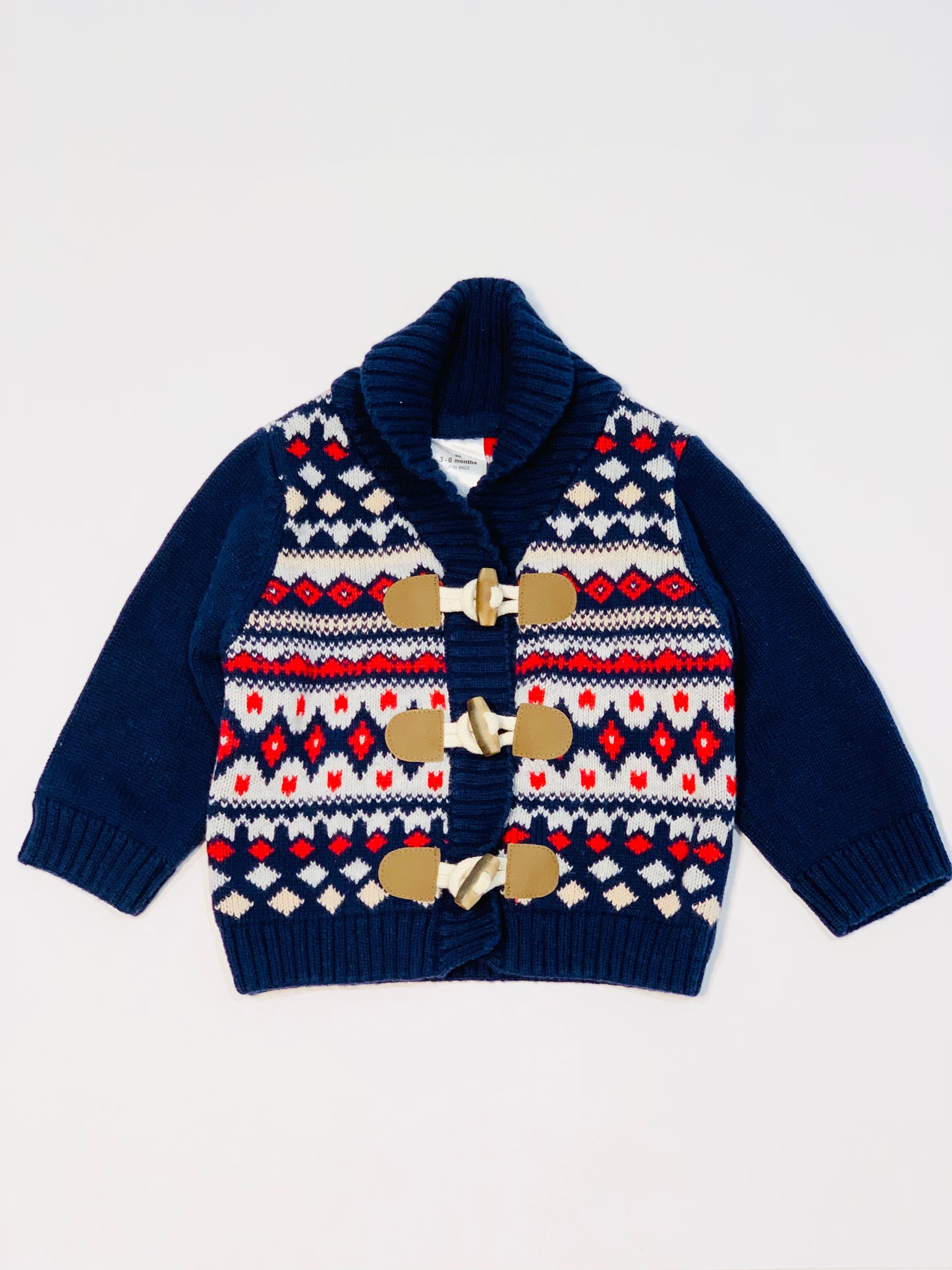 Navy knit jacket - Size 00