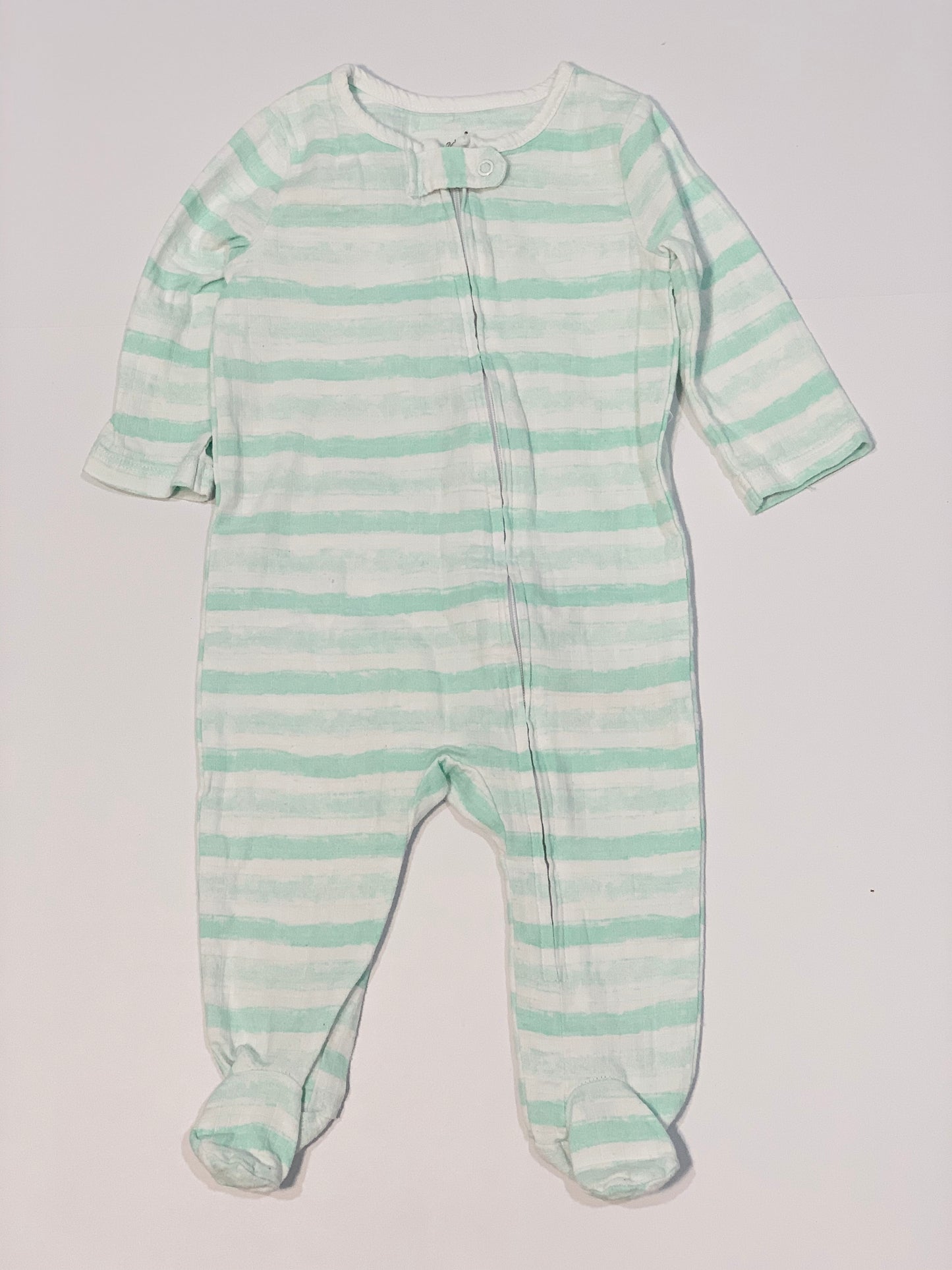 Striped muslin onesie - Size 00