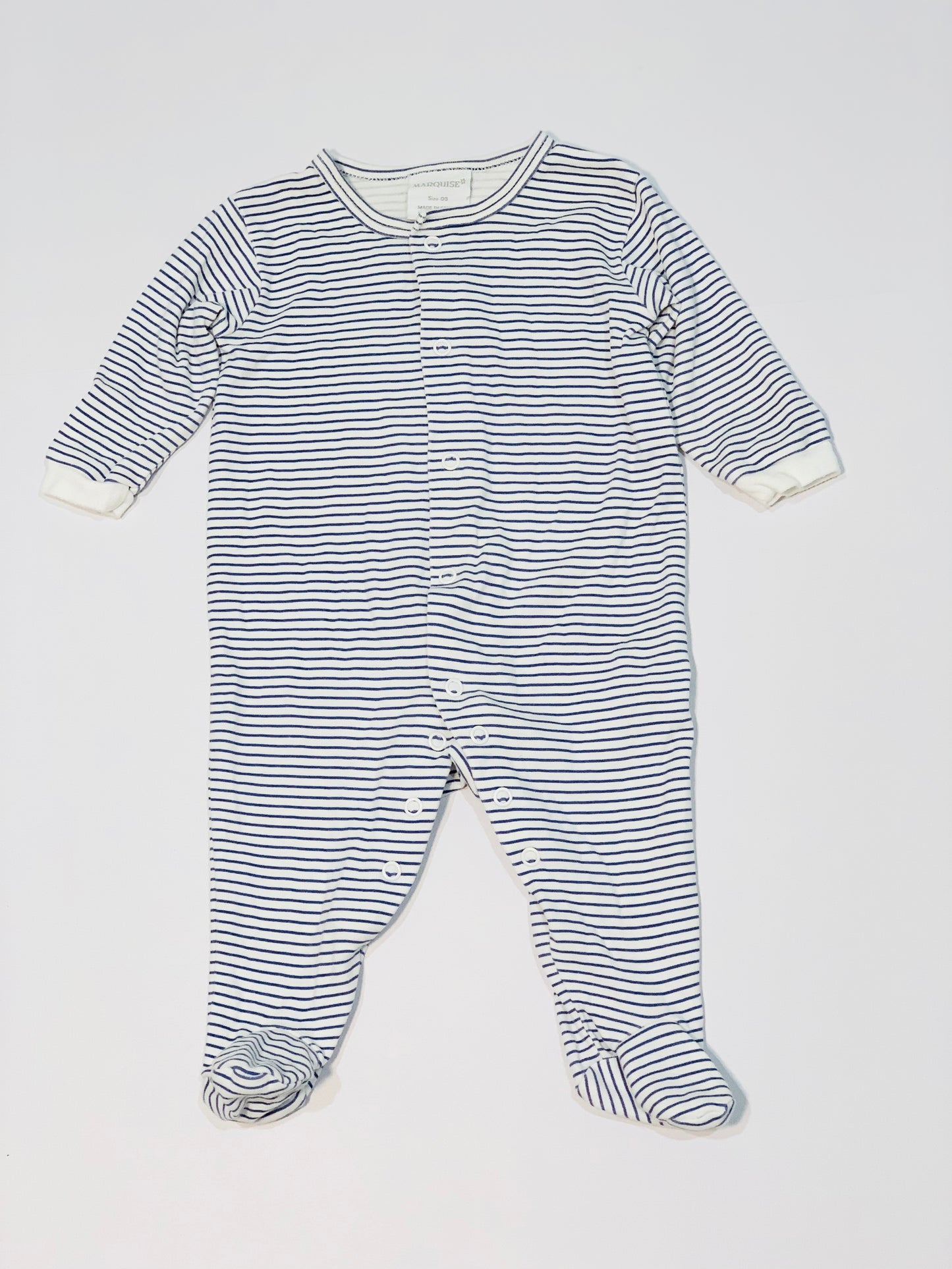 Blue striped onesie - Size 00