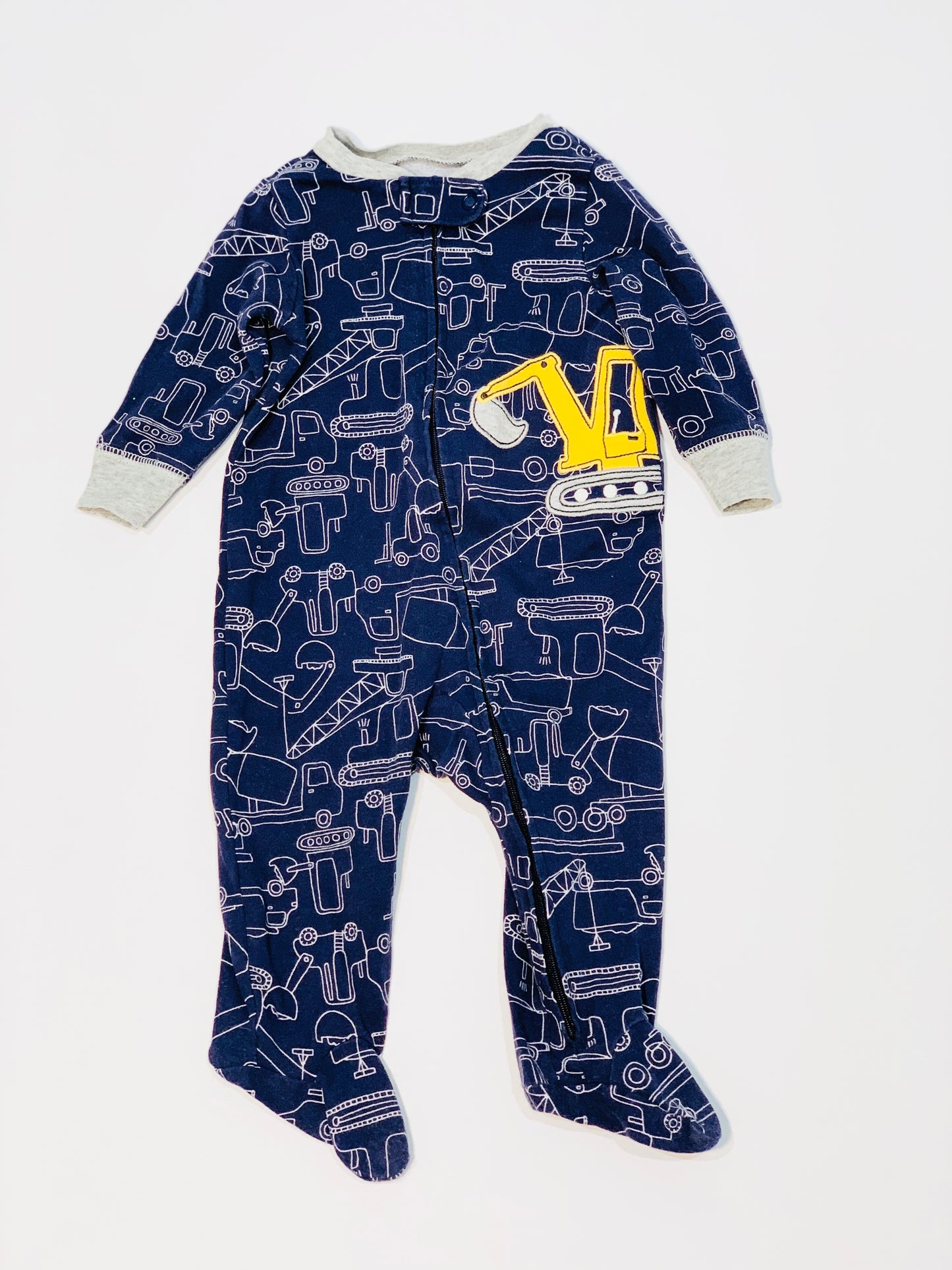Diggers onesie - Size 6 months