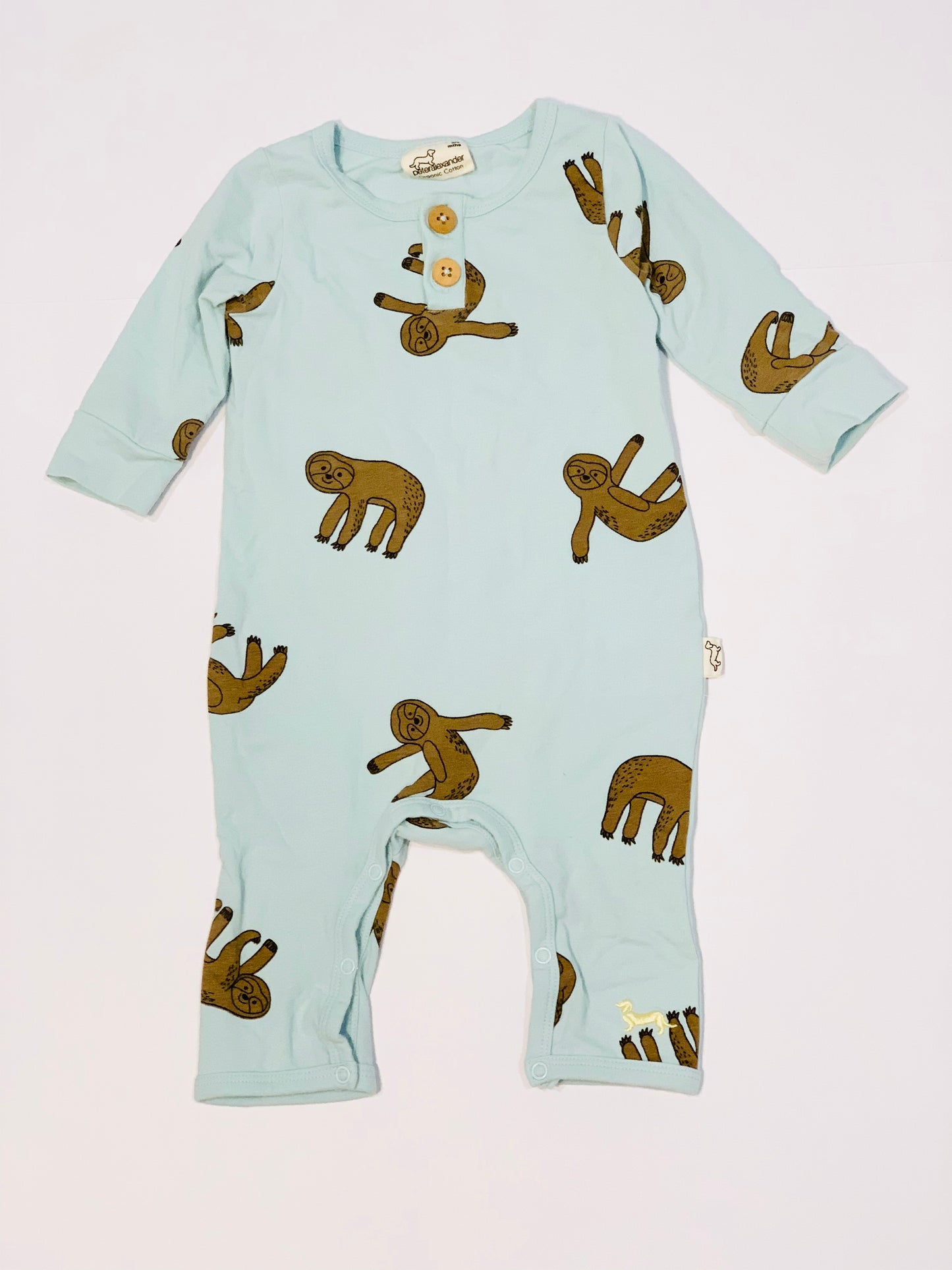 Sloth onesie and beanie - Size 00