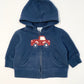 Navy car hoodie - Size 000