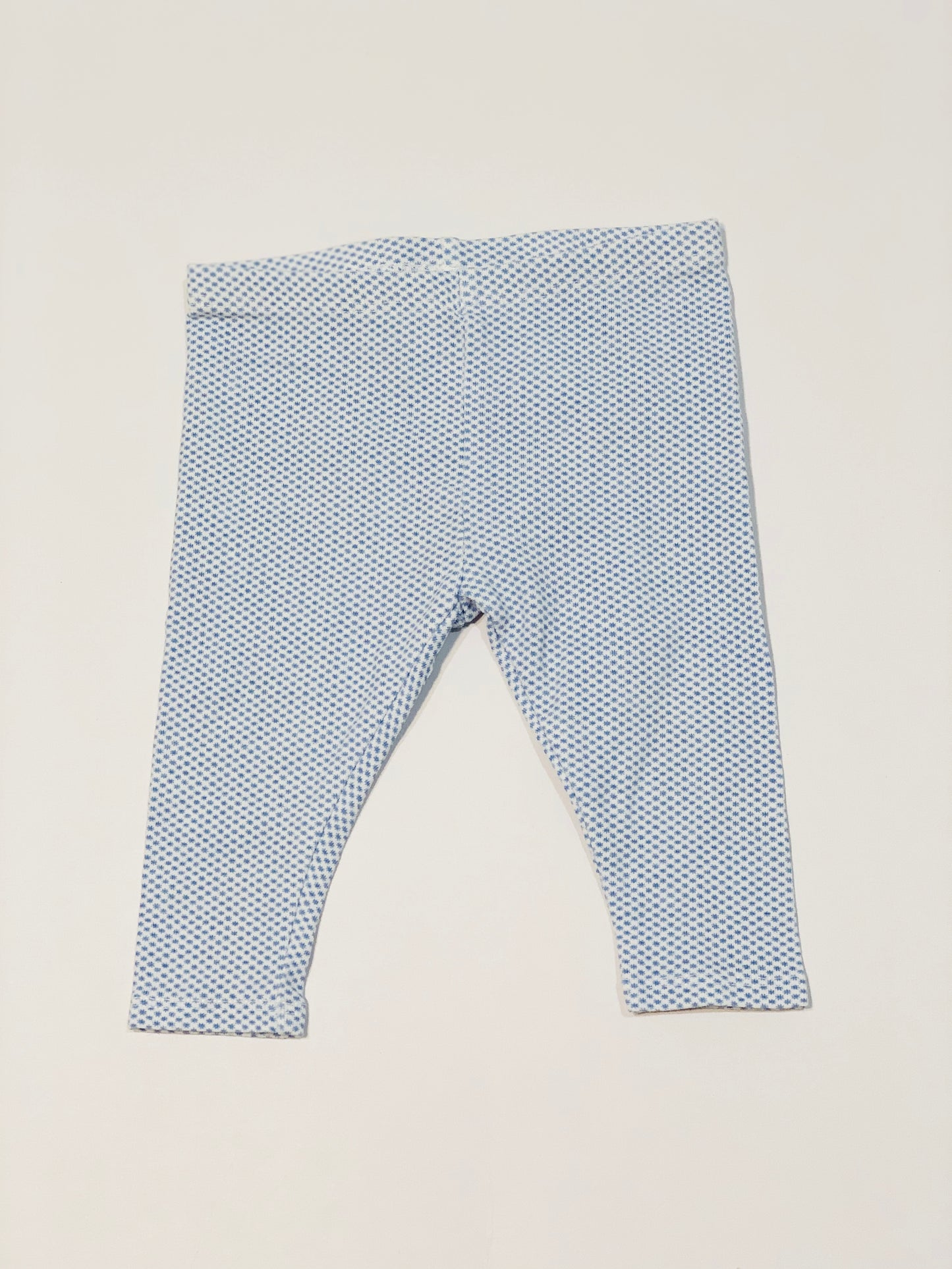 Blue flower leggings - Size 000