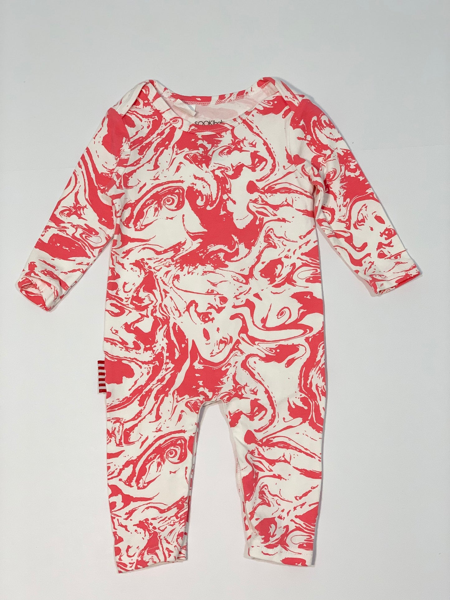 Pink waves onesie - Size 000