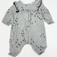 Grey floral romper - Size 000