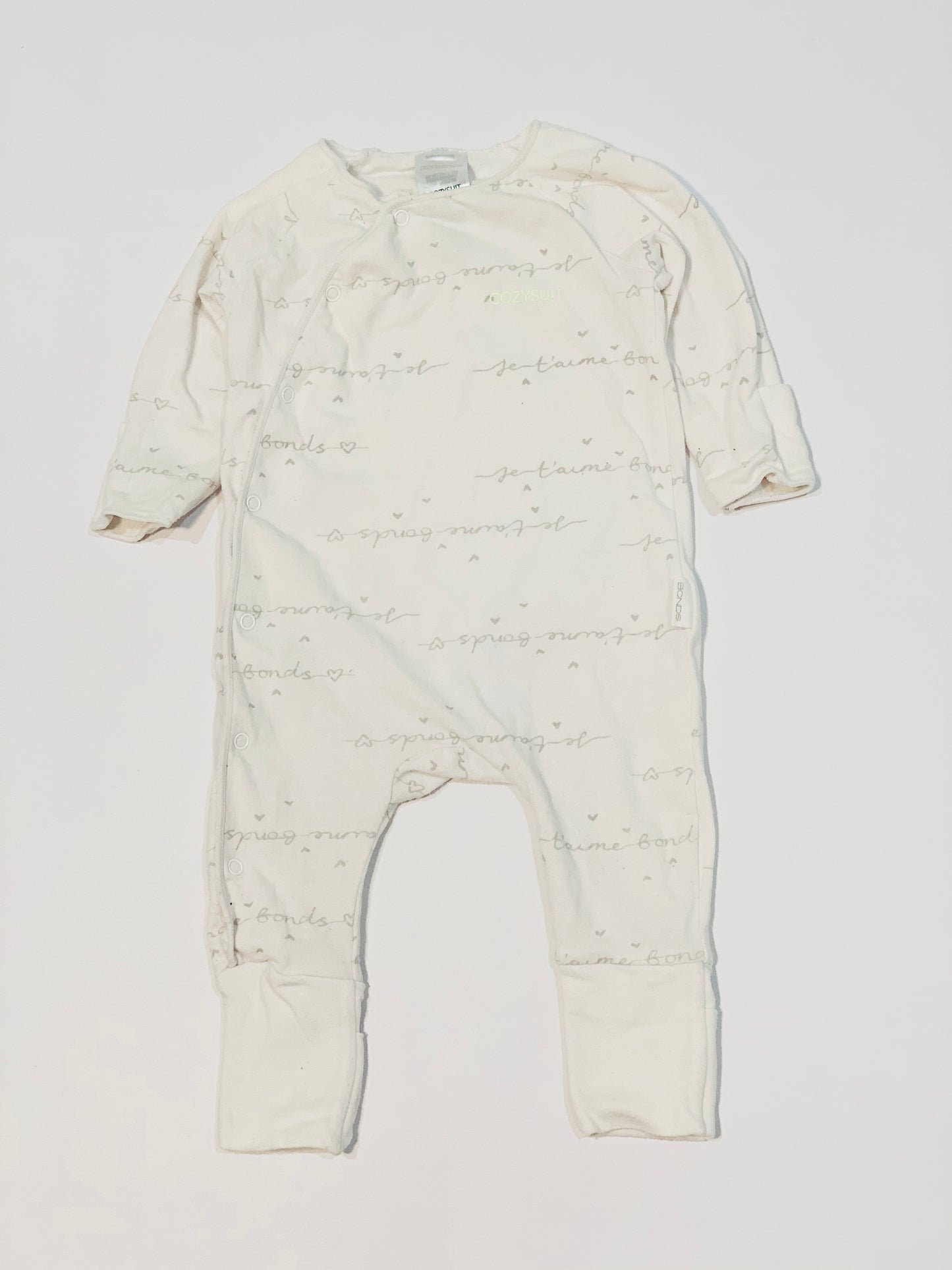 White Cosysuit - Size 000