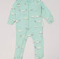 Green swan onesie - Size 0000